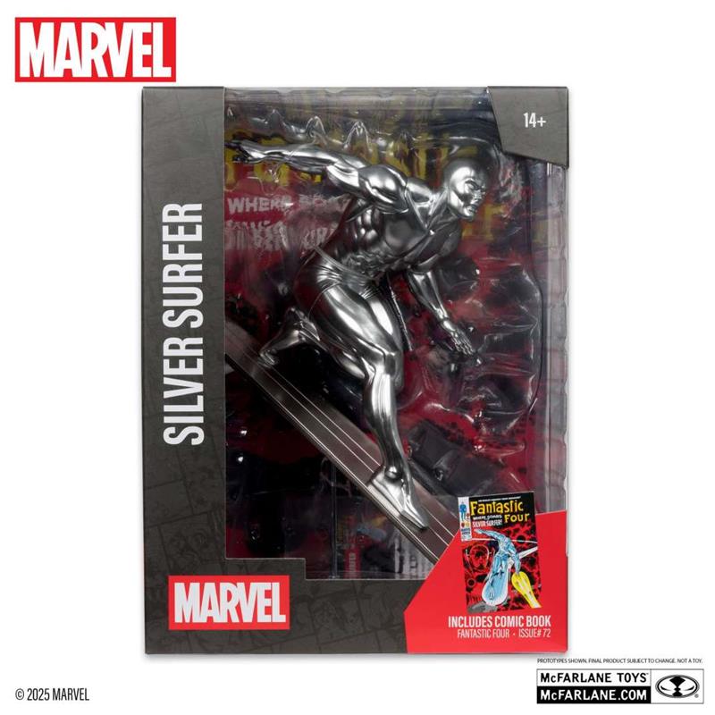 MARVEL COLLECTION W6 1:6 SILVER SURFER (FANTASTIC FOUR #72) FIGURE