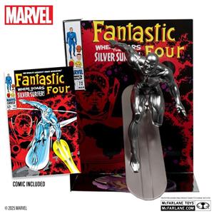 mcfarlane marvel collection w6 16 silver surfer fantastic four 72 figure