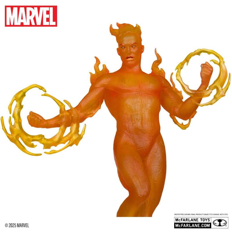 MARVEL COLLECTION W6 1:6 HUMAN TORCH (MARVEL 2-IN-1 #10) FIGURE