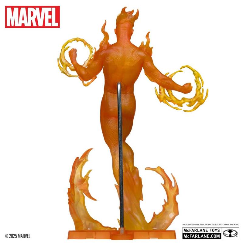 MARVEL COLLECTION W6 1:6 HUMAN TORCH (MARVEL 2-IN-1 #10) FIGURE