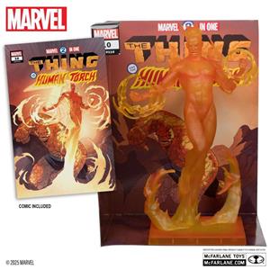 mcfarlane marvel collection w6 16 human torch marvel 2 in 1 10 figure