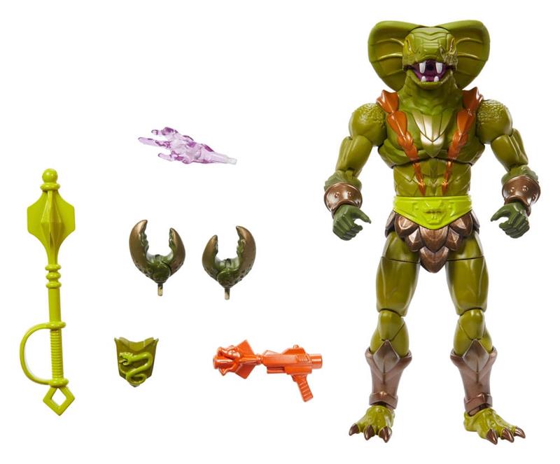 MASTERS OF THE UNIVERSE NEW ETERNIA ACTION FIGURE KOBRA KHAN