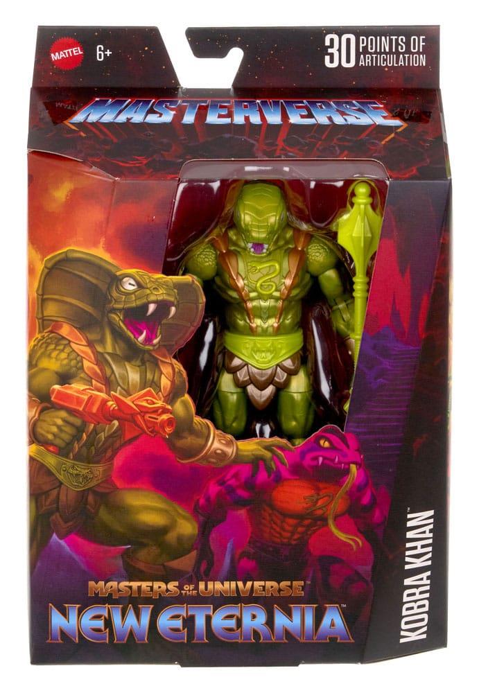MASTERS OF THE UNIVERSE NEW ETERNIA ACTION FIGURE KOBRA KHAN