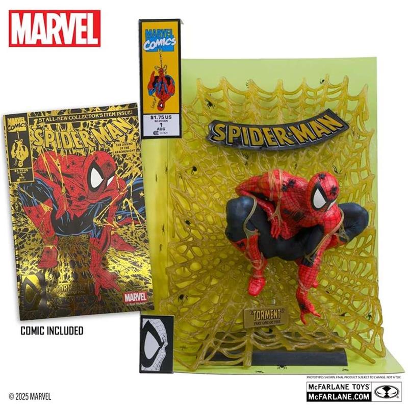 MARVEL COLLECTION 1:6 WV6 SPIDER-MAN (SPIDER-MAN N.1 BLACK AND GOLD VARIANT)