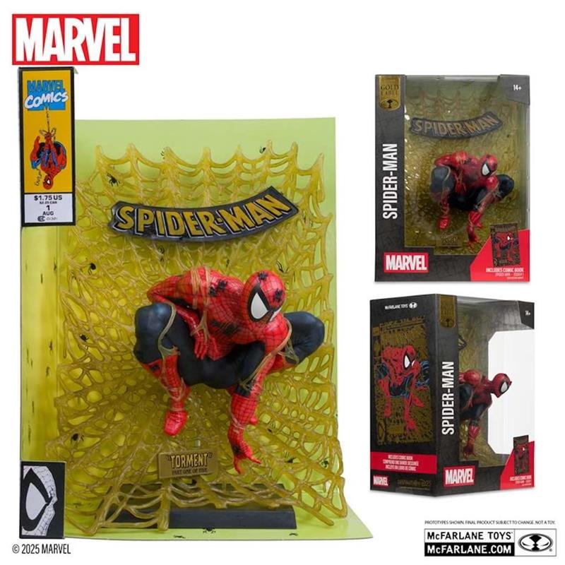 MARVEL COLLECTION 1:6 WV6 SPIDER-MAN (SPIDER-MAN N.1 BLACK AND GOLD VARIANT)