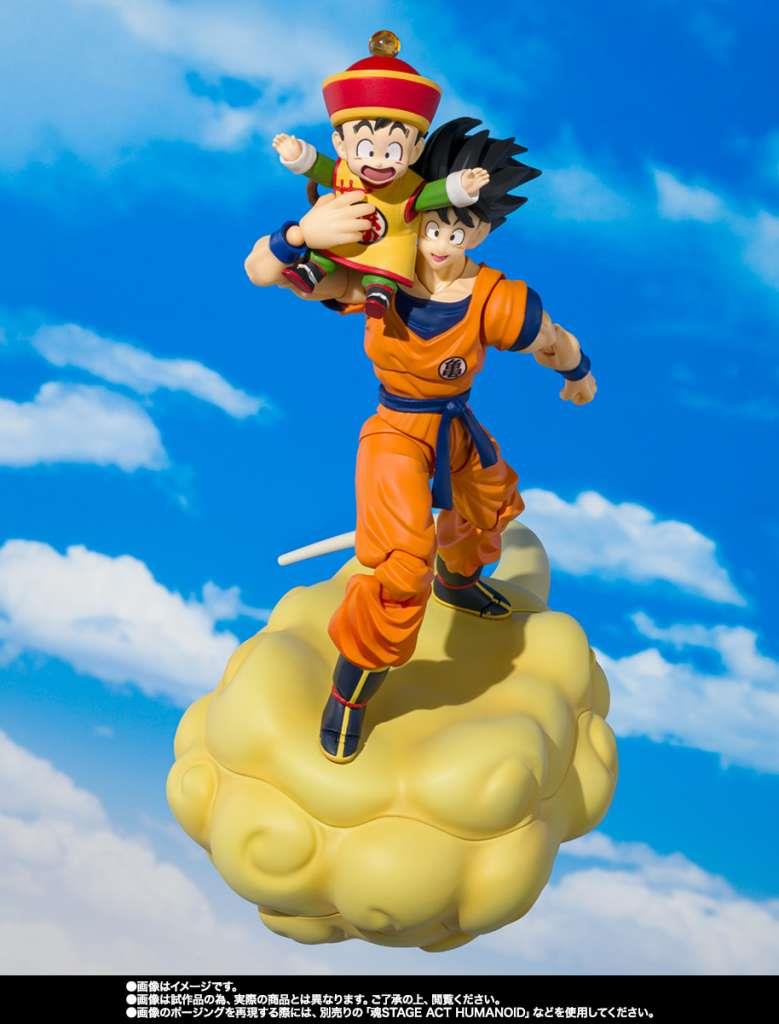 S.H.FIGUARTS - DRAGON BALL SON GOKU & SON GOHAN - KID & KINTOUN (NON SICURO)