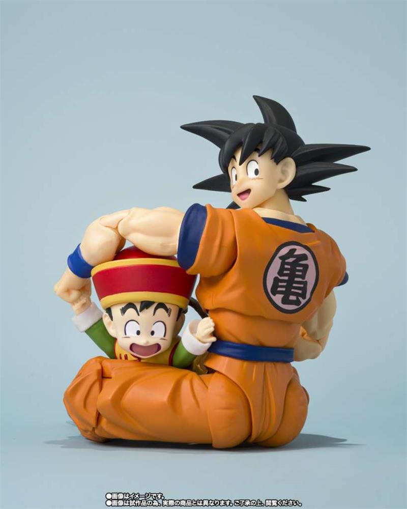 S.H.FIGUARTS - DRAGON BALL SON GOKU & SON GOHAN - KID & KINTOUN (NON SICURO)