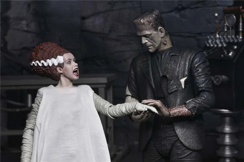 UNIVERSAL MONSTERS - BRIDE OF FRANKENSTEIN 90TH MONSTER & HIS MATE 2PACK