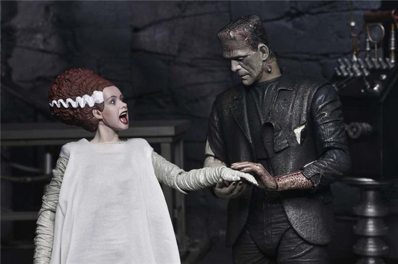UNIVERSAL MONSTERS - BRIDE OF FRANKENSTEIN 90TH MONSTER & HIS MATE 2PACK