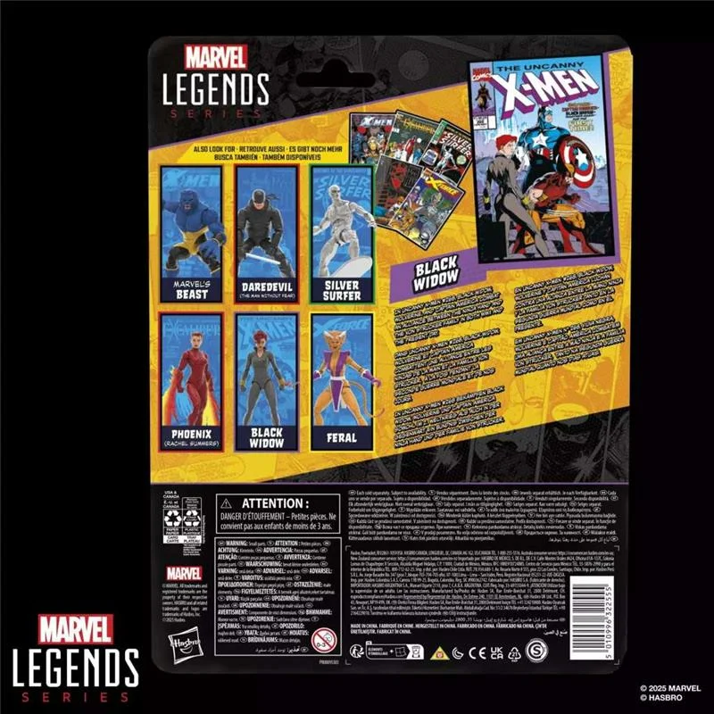 MARVEL LEGENDS MINI COMICS BLACK WIDOW