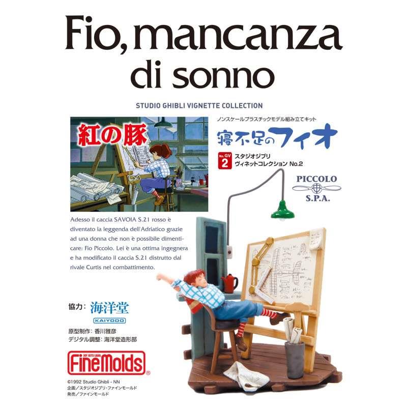 PORCO ROSSO SLEEPLESS FIO 1/48 TO PAINT MODEL KIT