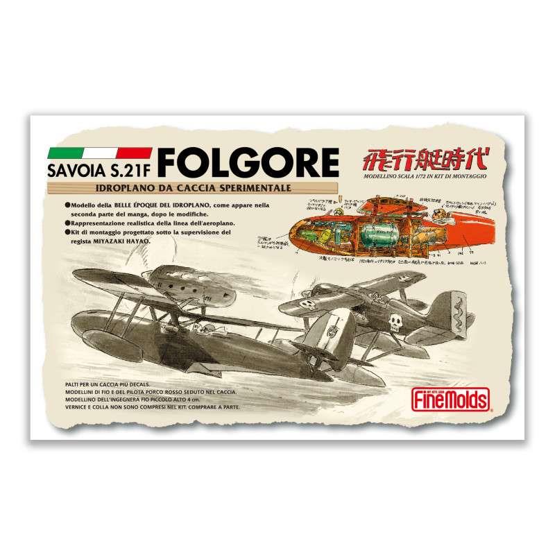 PORCO ROSSO SAVOIA S.21F VERSION 2 + FIG. FIO 1/72 MODEL KIT