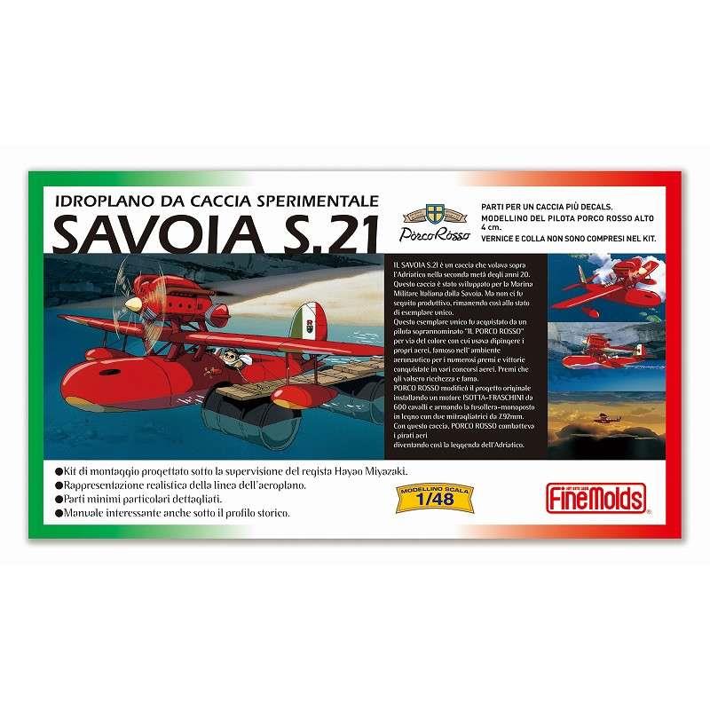 PORCO ROSSO SAVOIA S.21 PROTOTYPE + FIG. PORCO 1/48 MODEL KIT