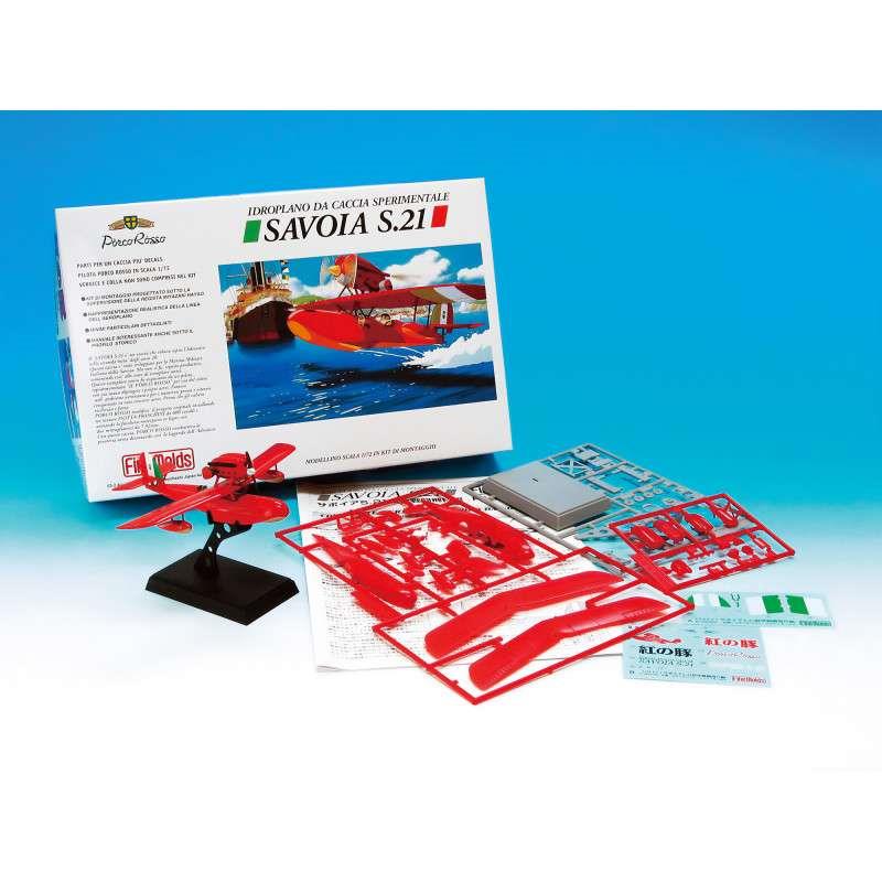 PORCO ROSSO SAVOIA S.21 HYDRAVION PROTOTYPE 1/72 MODEL KIT