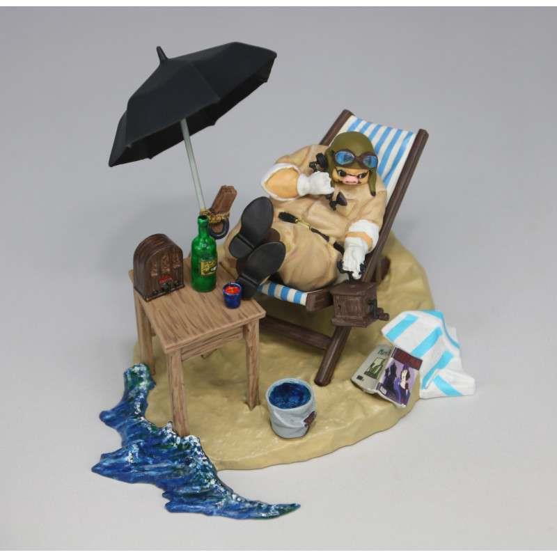 PORCO ROSSO PORCO IN HIS HIDEOUT 1/48 TO PAINT MODEL KIT