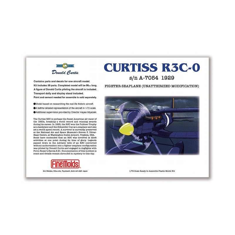 PORCO ROSSO CURTISS R3C-0 SEAPLANE PROTOTYPE 1/72 MODEL KIT