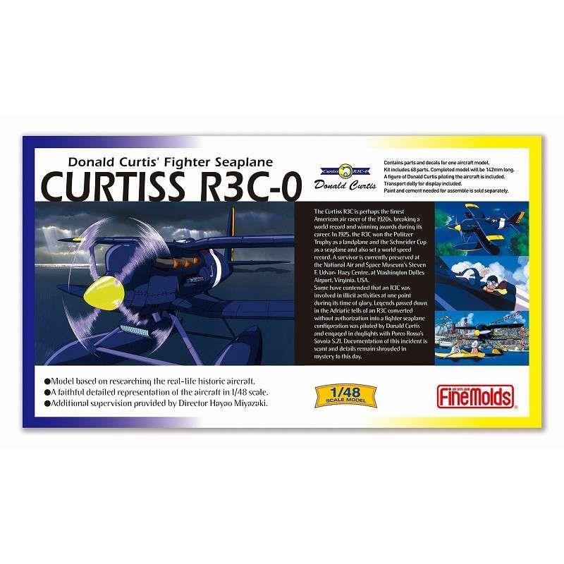 PORCO ROSSO CURTISS R3C-0 SEAPLANE + FIG. CURTIS 1/48 MODEL KIT