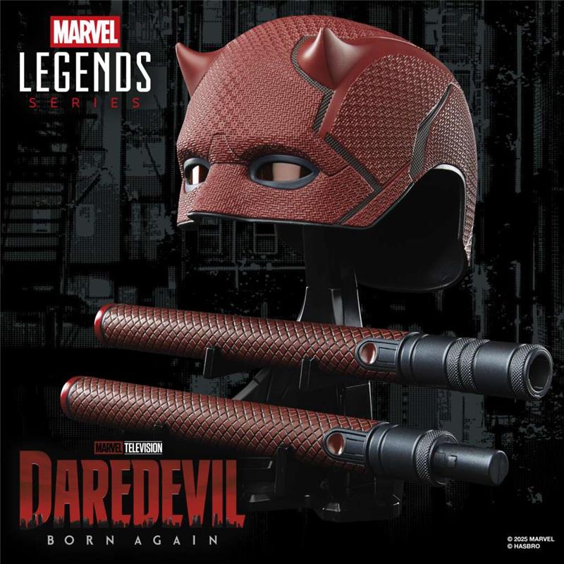 MARVEL LEGENDS DAREDEVIL BORN AGAIN MASK REPLICA
