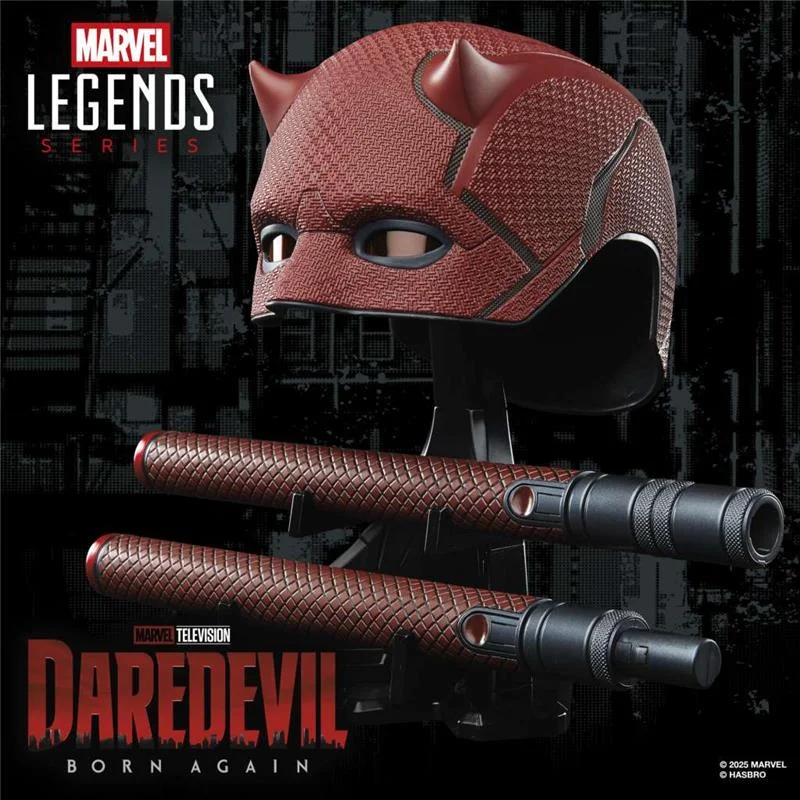 MARVEL LEGENDS DAREDEVIL BORN AGAIN MASK REPLICA