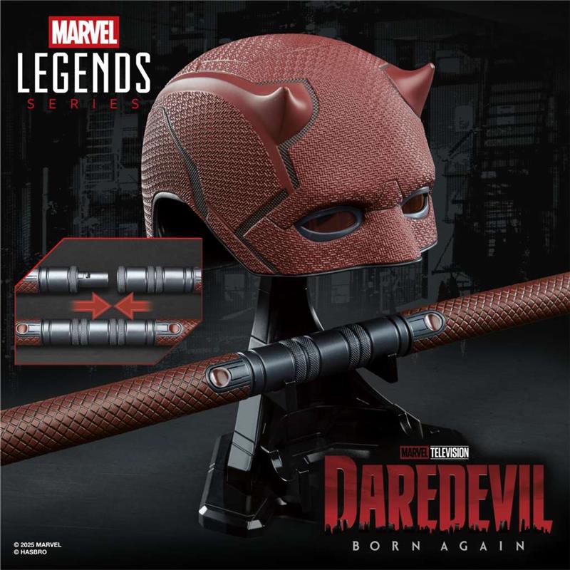 MARVEL LEGENDS DAREDEVIL BORN AGAIN MASK REPLICA