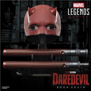 hasbro marvel legends daredevil born again mask replica