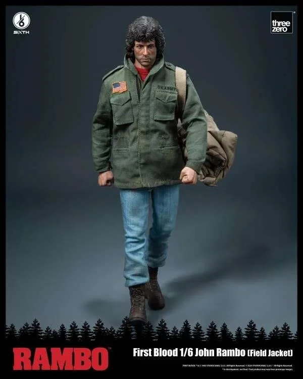 RAMBO FIRST BLOOD JOHN RAMBO FIELD JACKET 1/6 FIGURE
