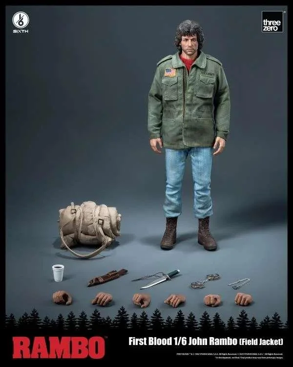 RAMBO FIRST BLOOD JOHN RAMBO FIELD JACKET 1/6 FIGURE