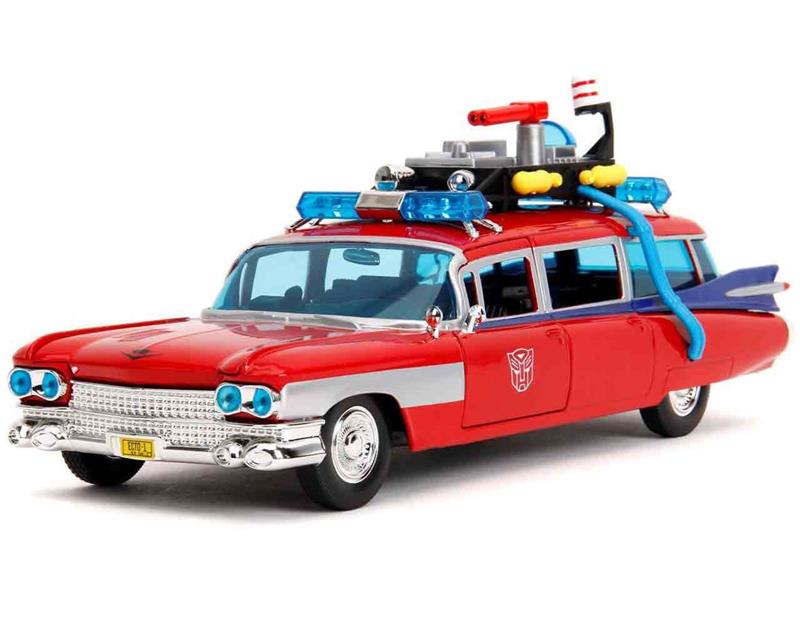 1/24 GHOSTBUSTERS - TRANSFORMERS - ECTO-1 X OPTIMUS PRIME - LIMITED EDITION