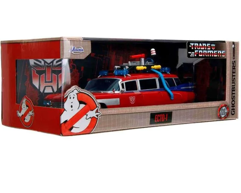 1/24 GHOSTBUSTERS - TRANSFORMERS - ECTO-1 X OPTIMUS PRIME - LIMITED EDITION