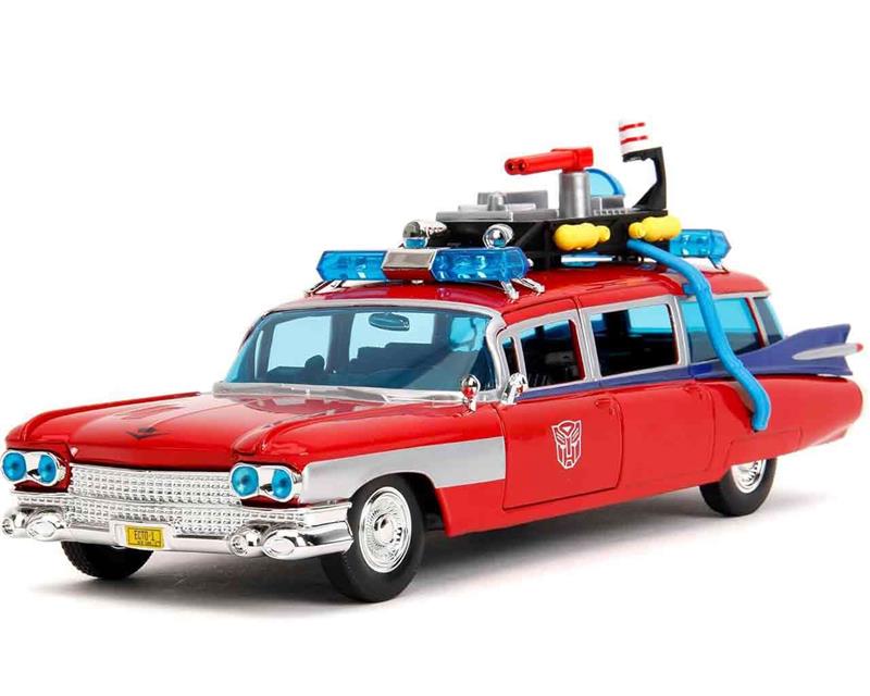 1/24 GHOSTBUSTERS - TRANSFORMERS - ECTO-1 X OPTIMUS PRIME - LIMITED EDITION