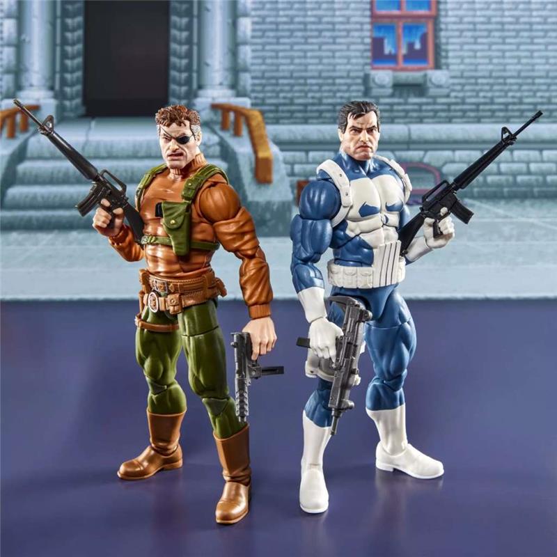 MARVEL LEGENDS GAMERVERSE THE PUNISHER AND NICK FURY ACTION FIGURES