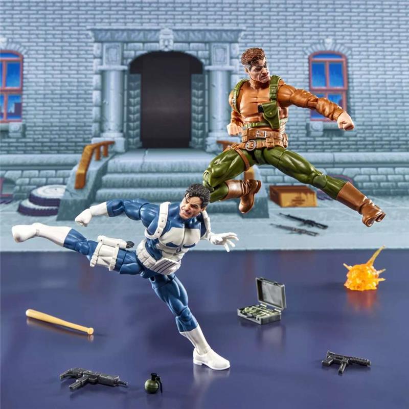MARVEL LEGENDS GAMERVERSE THE PUNISHER AND NICK FURY ACTION FIGURES