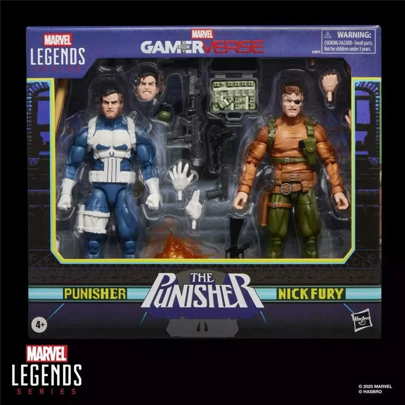 MARVEL LEGENDS GAMERVERSE THE PUNISHER AND NICK FURY ACTION FIGURES