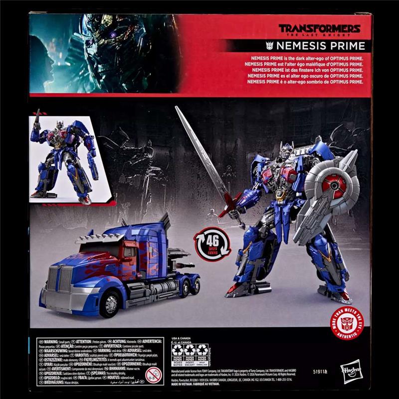 TRANSFORMERS STUDIO SERIES THE LAST KNIGHT NEMESIS PRIME