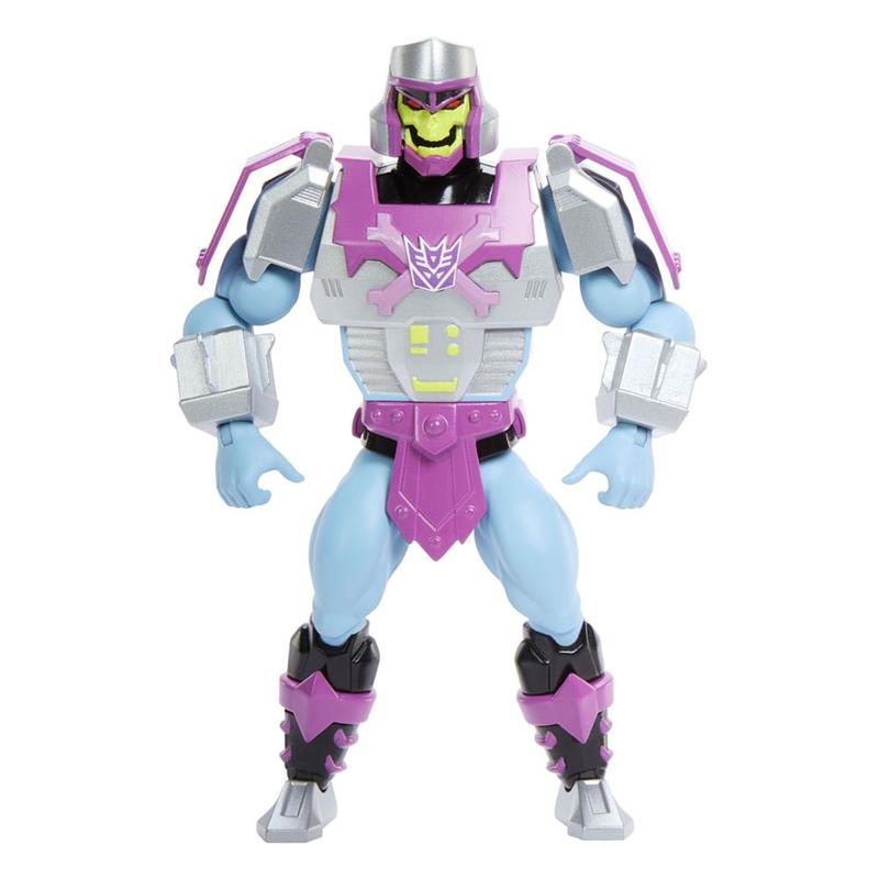 MASTERS OF THE UNIVERSE X TRANSFORMERS ACTION FIGURE MEGATRON ARMOR SKELETOR HEO EUROPEAN EXCLUSIVE