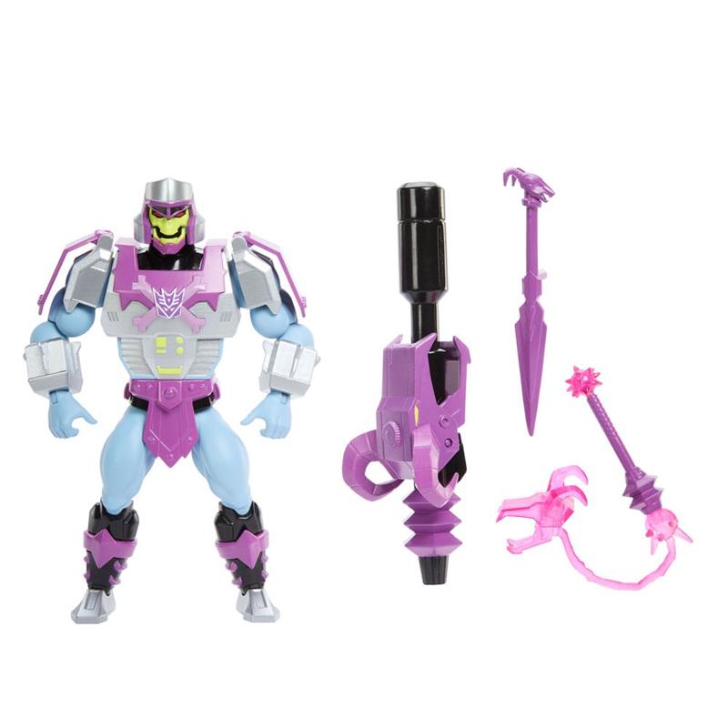 MASTERS OF THE UNIVERSE X TRANSFORMERS ACTION FIGURE MEGATRON ARMOR SKELETOR HEO EUROPEAN EXCLUSIVE