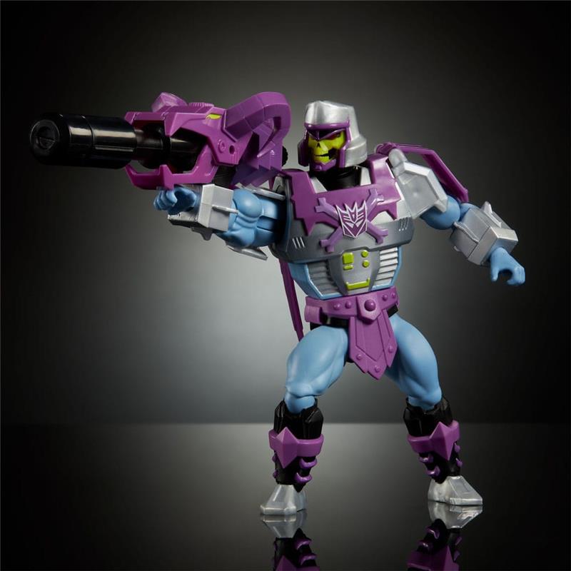 MASTERS OF THE UNIVERSE X TRANSFORMERS ACTION FIGURE MEGATRON ARMOR SKELETOR HEO EUROPEAN EXCLUSIVE
