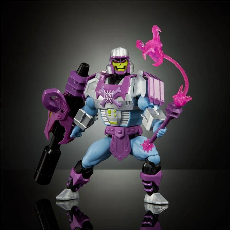 MASTERS OF THE UNIVERSE X TRANSFORMERS ACTION FIGURE MEGATRON ARMOR SKELETOR HEO EUROPEAN EXCLUSIVE