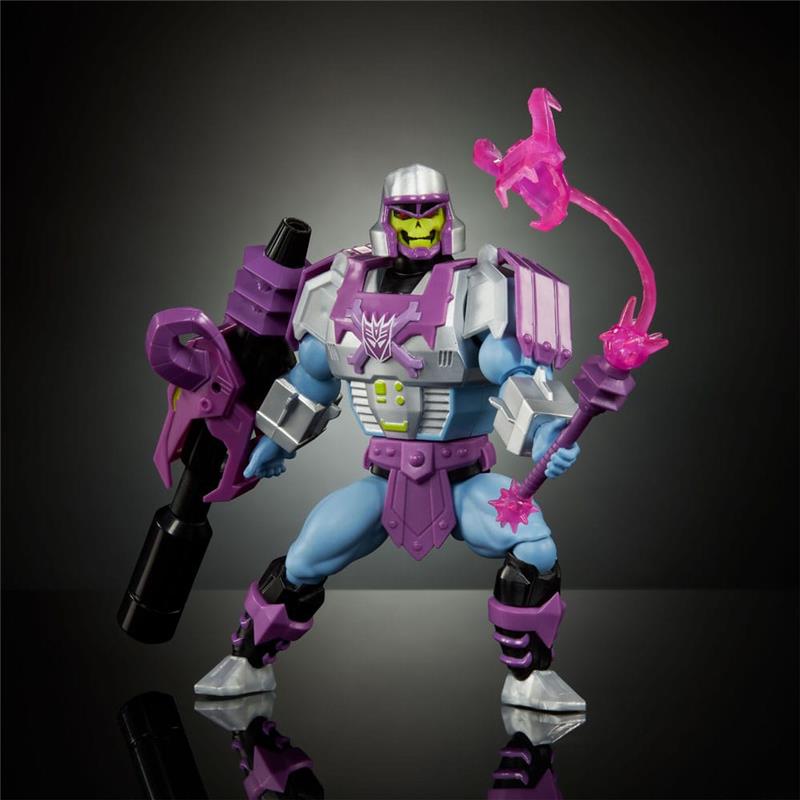 MASTERS OF THE UNIVERSE X TRANSFORMERS ACTION FIGURE MEGATRON ARMOR SKELETOR HEO EUROPEAN EXCLUSIVE