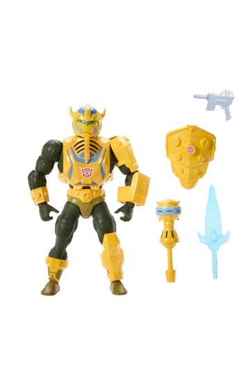 MASTERS OF THE UNIVERSE X TRANSFORMERS ACTION FIGURE BUMBLEBEE ARMOR MAN-AT-ARMS HEO EUROPEAN EXCLUSIVE