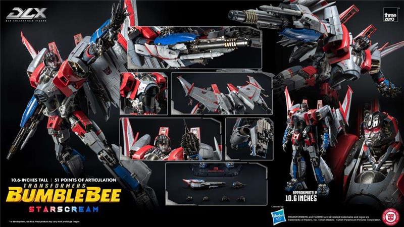 TRANSFORMERS BUMBLEBEE DLX STARSCREAM ACTION FIGURE