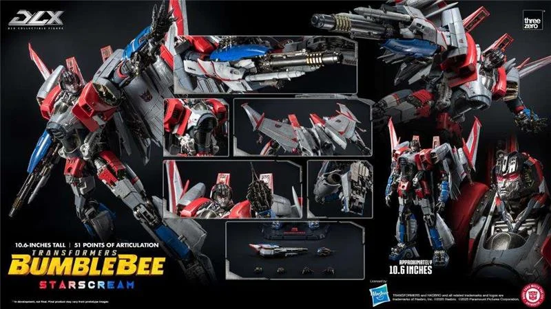 TRANSFORMERS BUMBLEBEE DLX STARSCREAM ACTION FIGURE