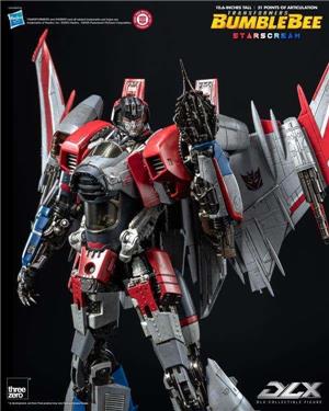 threezero transformers bumblebee dlx starscream action figure