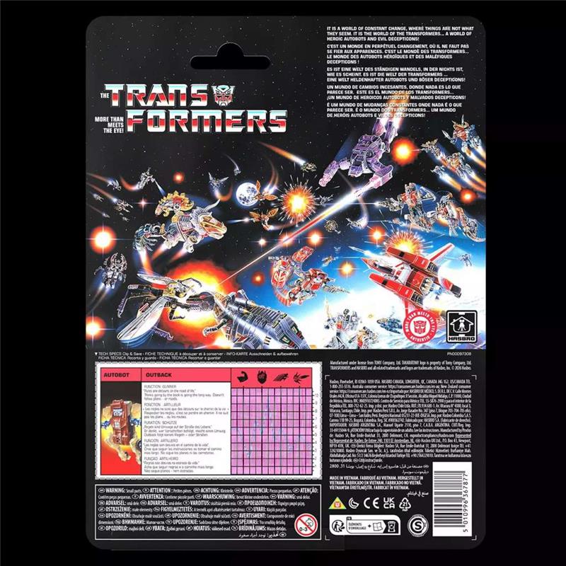 TRANSFORMERS RETRO G1 AUTOBOT OUTBACK