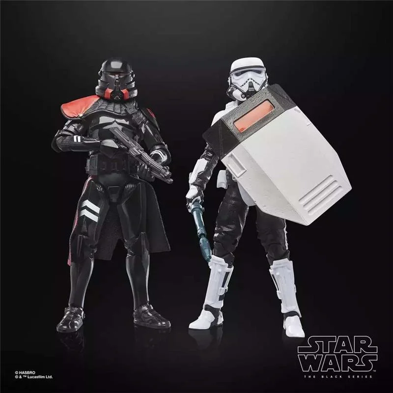 STAR WARS BLACK SERIES JEDI SURVIVOR PURGE TROOPER AND PATROL TROOPER ACTION FIGURES