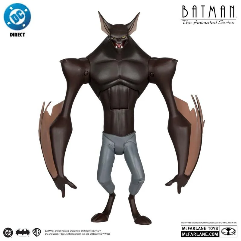 DC DIRECT BATMAN ANIMATED MANBAT DELUXE GOLD LABEL FIGURE