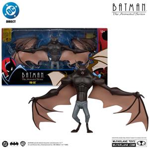 mcfarlane direct batman animated manbat deluxe gold label figure