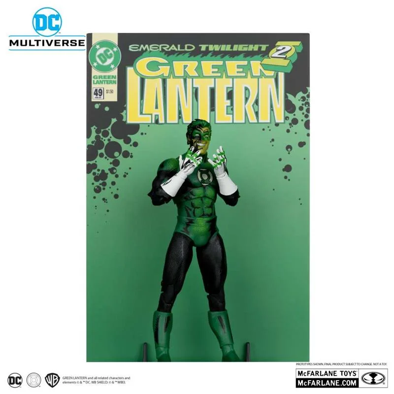 DC MULTIVERSE COVER RECREATIONS GREEN LANTERN EMERALD TWILIGHT FIGURE