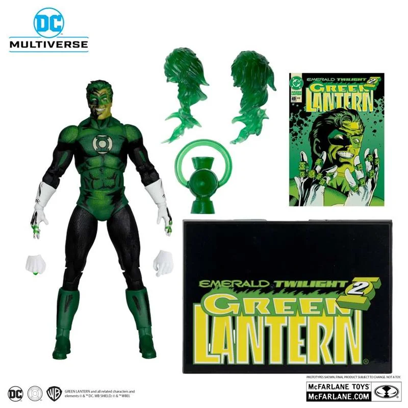 DC MULTIVERSE COVER RECREATIONS GREEN LANTERN EMERALD TWILIGHT FIGURE