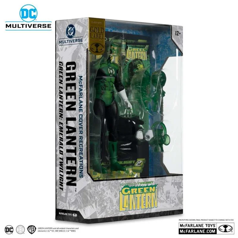 DC MULTIVERSE COVER RECREATIONS GREEN LANTERN EMERALD TWILIGHT FIGURE